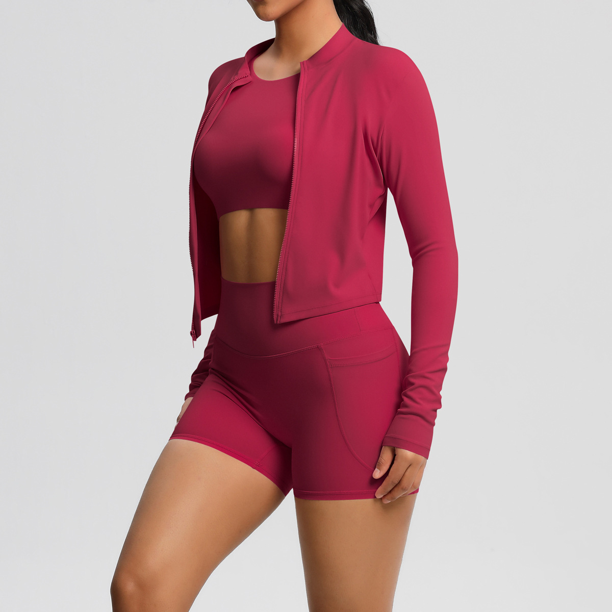 A three-piece yoga fitness suit for women - Image 5