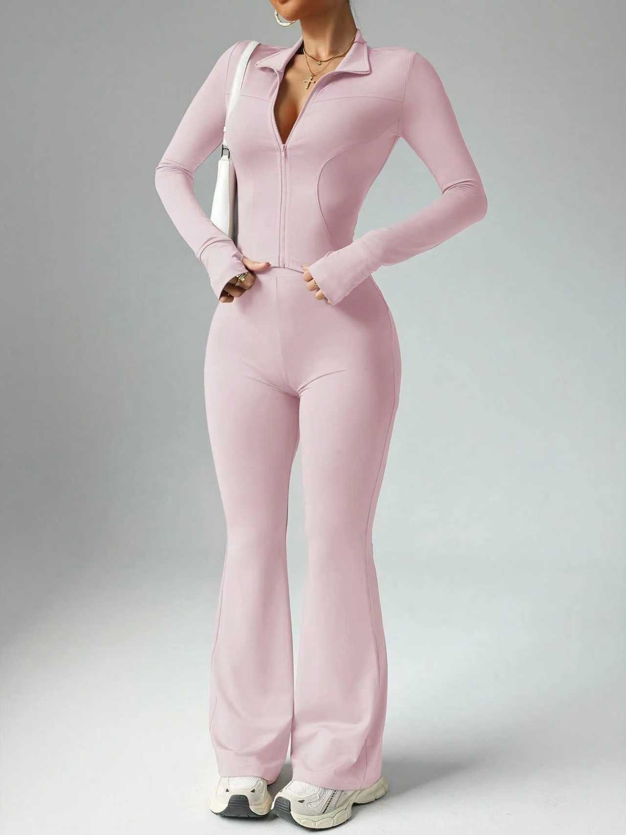 Long-Sleeved Fitness Suit