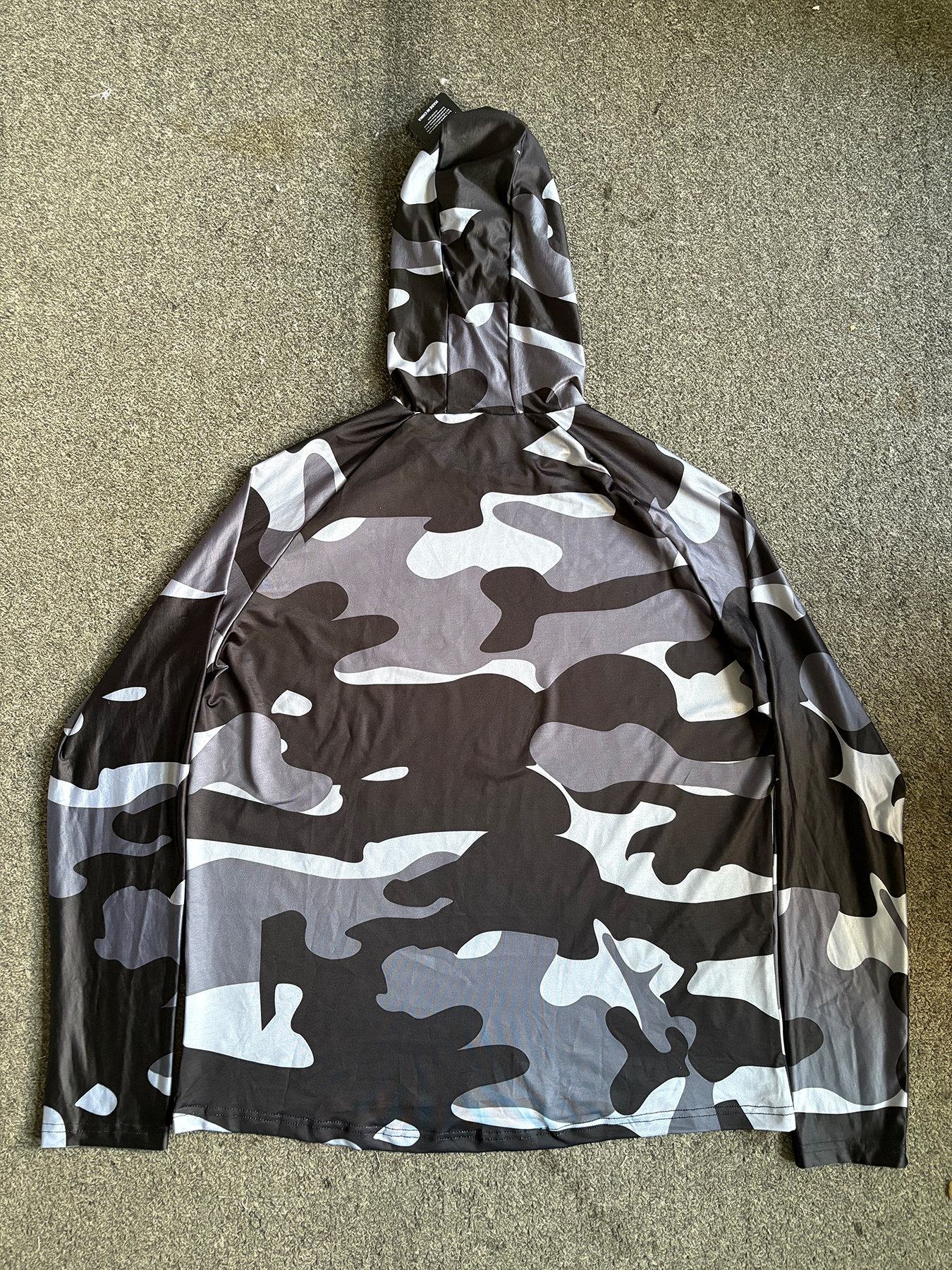 Fishing Hoodie Face Mask Neck Cover Sailing Shirt Summer Men Long Sleeve Sun Protection Hunting Jersey Camisa De Pesca Performance Fish Gear Beach Tops Wear Climbing Uniform - Image 5