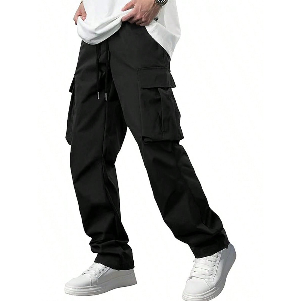 Mens Drawstring Casual Trousers - Image 5