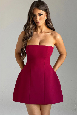 Fashion Tube Dress Summer Solid Color Sasual Backless Slim Short Dresses Party Womens Clothing - Image 7
