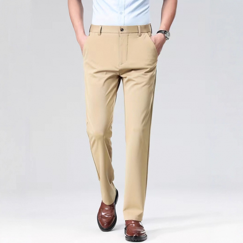 Mens Straight Leg Business Trousers - Image 2