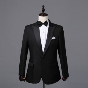 Mens Performance Suit with Bowtie