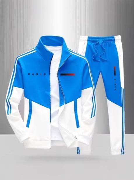 Mens Printed Jacket and Pants Set - Image 3