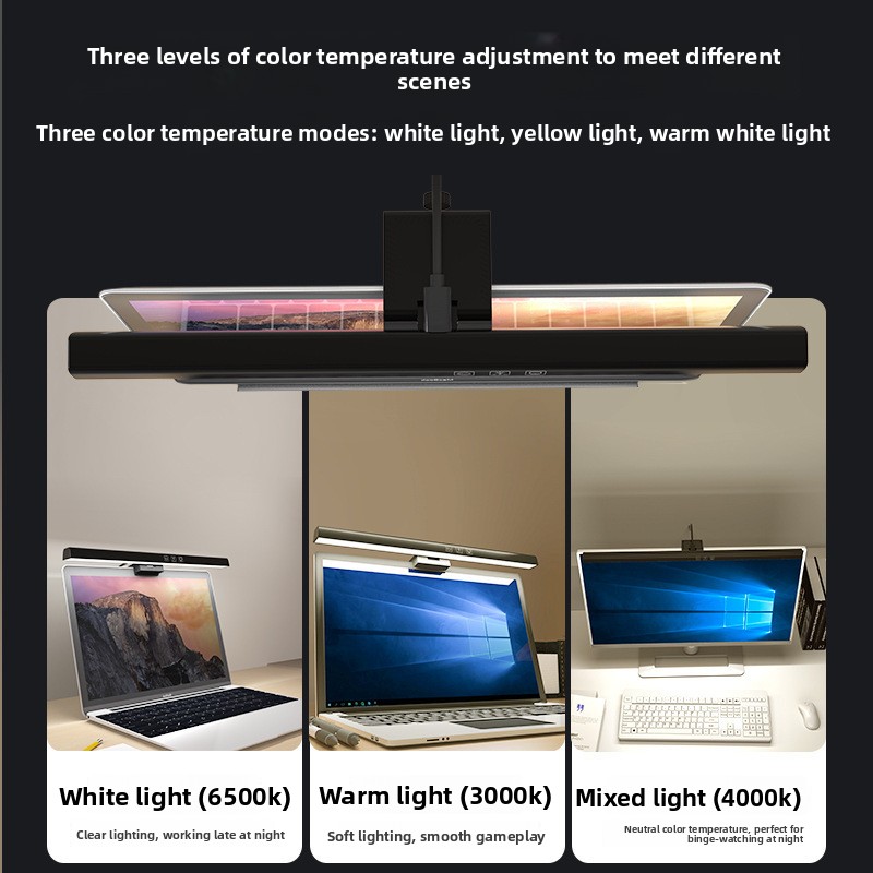 Adjustable Monitor Mount LED Desk Light - Image 3